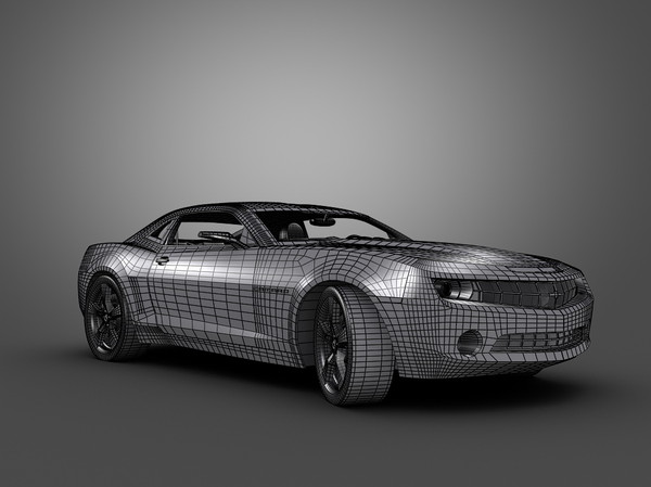 chevrolet camaro 3d model - Chevrolet Camaro (2010) by Swan3DStudios
